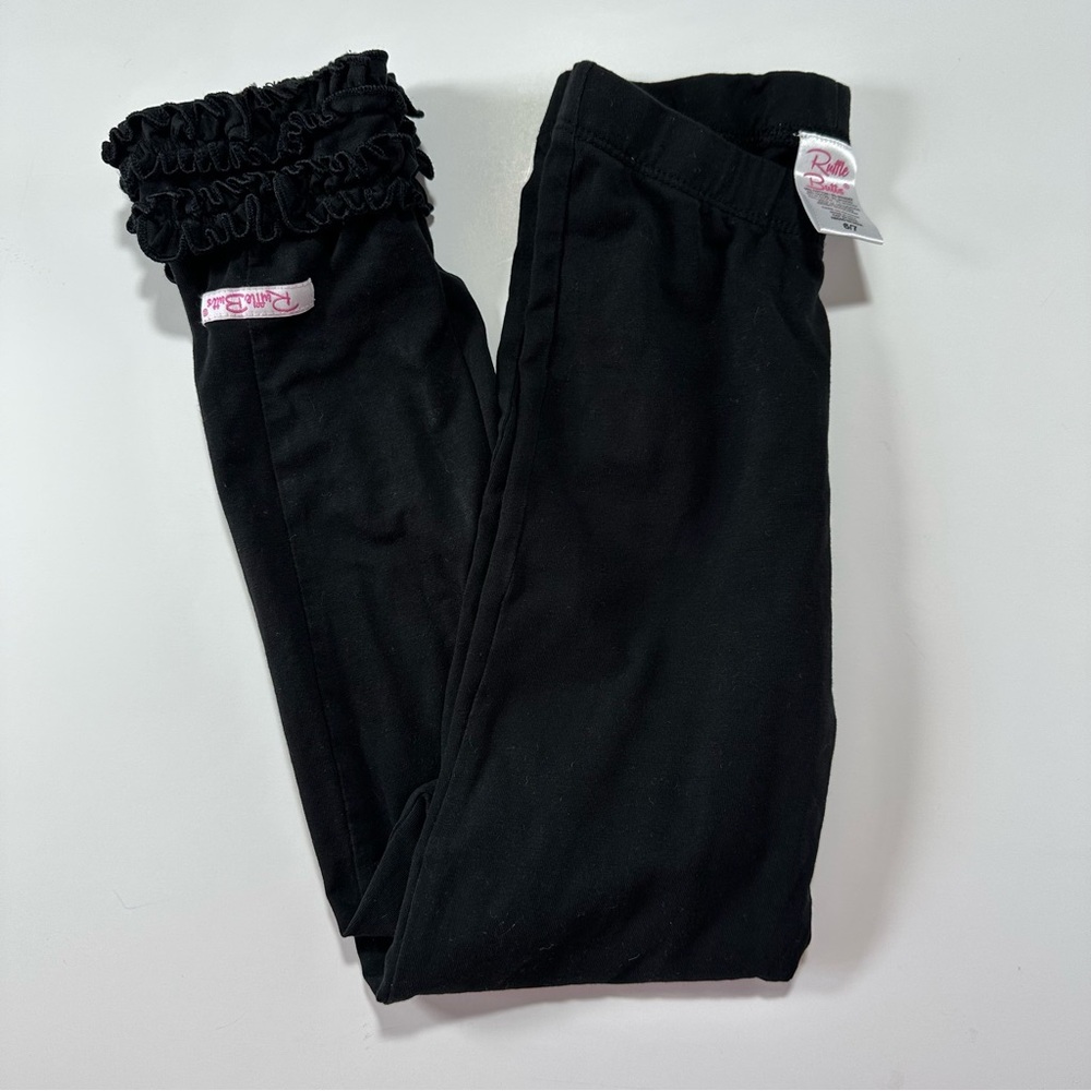 Black Ruffle butts 6 Leggings icing